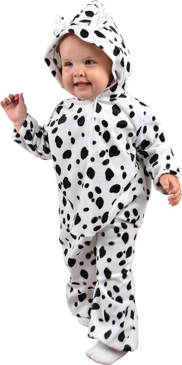 Hond & Dalmatier Kostuum | Baby Da Da Dalmatier Kind Kostuum | Maat 74 | Carnaval kostuum | Verkleedkleding